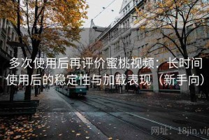 多次使用后再评价蜜桃视频：长时间使用后的稳定性与加载表现（新手向）