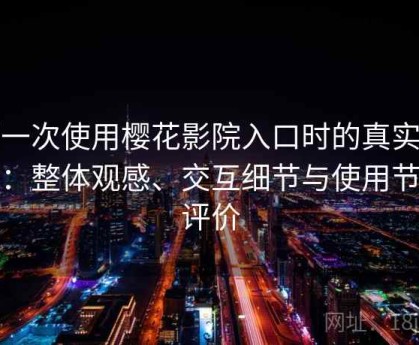 第一次使用樱花影院入口时的真实感受：整体观感、交互细节与使用节奏评价