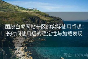 围绕白虎网站一区的实际使用感想：长时间使用后的稳定性与加载表现
