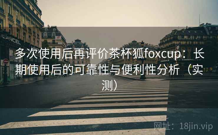 多次使用后再评价茶杯狐foxcup：长期使用后的可靠性与便利性分析（实测）