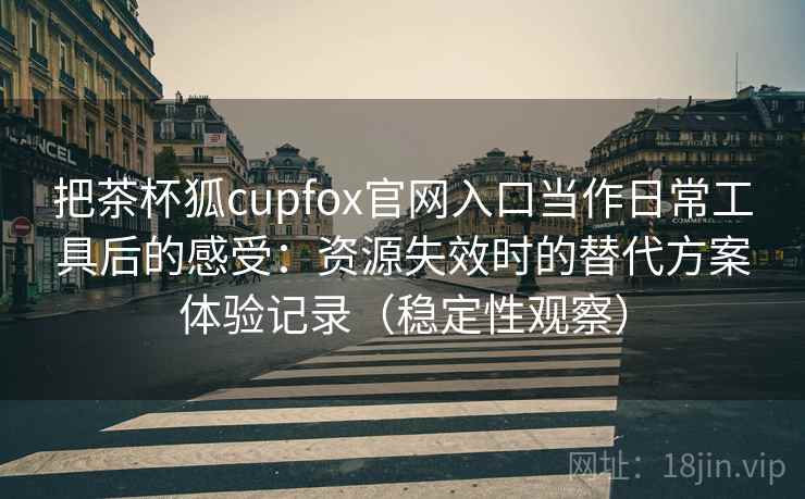 把茶杯狐cupfox官网入口当作日常工具后的感受：资源失效时的替代方案体验记录（稳定性观察）