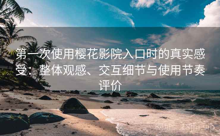 第一次使用樱花影院入口时的真实感受：整体观感、交互细节与使用节奏评价